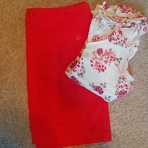 Red skirt